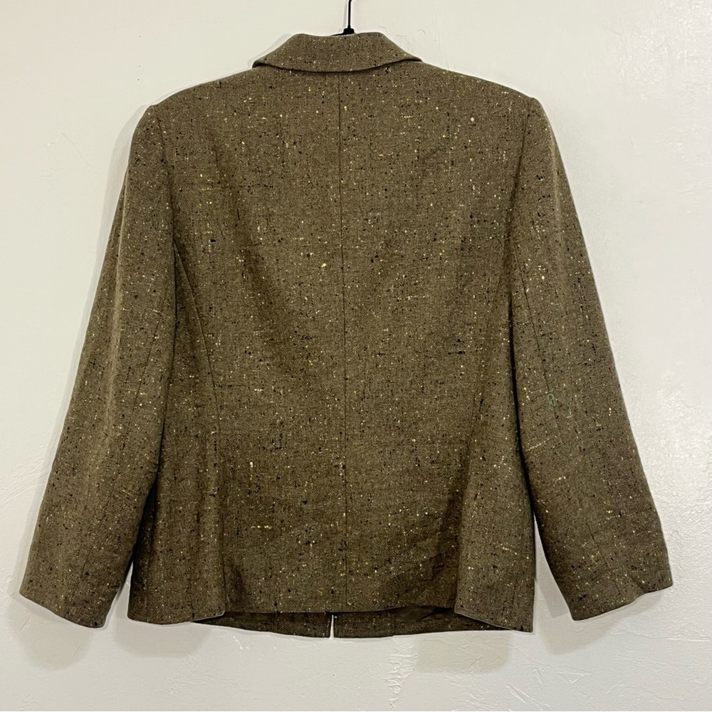 Brooks Brothers Green Wool Blazer Size 12 - Picture 8 of 9